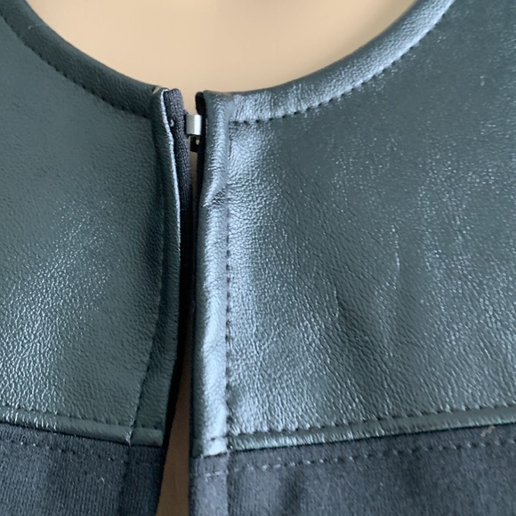 Mix of faux soft leather and black poly. Nwt. - Picture 3 of 5